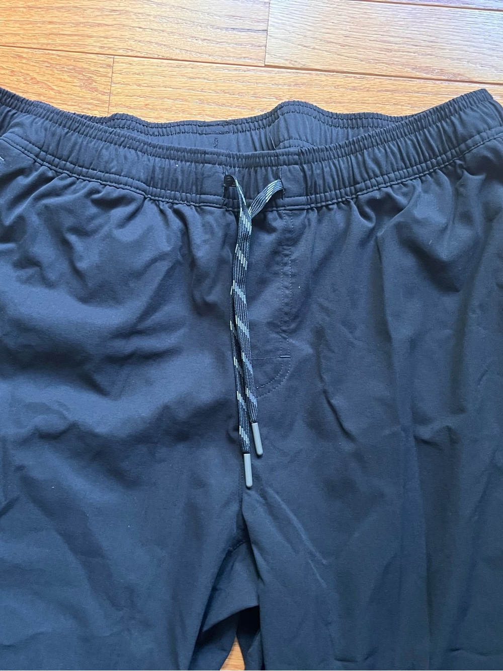 LL Bean Men's Black Drawstring Pants - Picture 2 of 4
